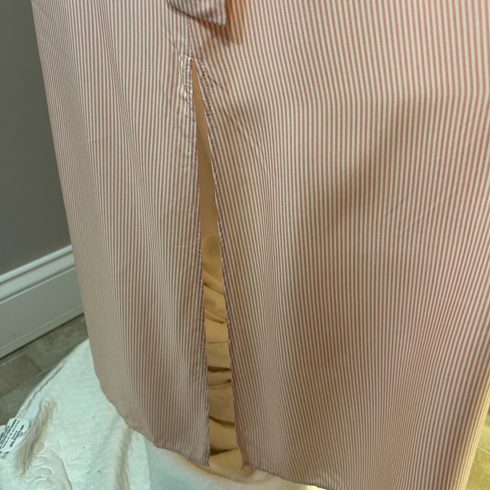 Sears Orange Ruffled Ruched Off-Shoulder Maxi Dress - Picture 4 of 14